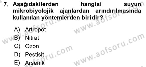 Hastalıklar Bilgisi Dersi 2021 - 2022 Yılı (Final) Dönem Sonu Sınav Soruları 7. Soru