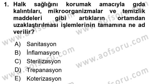 Sağlık Psikolojisi Dersi 2023 - 2024 Yılı (Final) Dönem Sonu Sınav Soruları 1. Soru