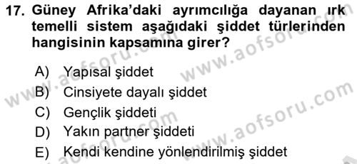 Sağlık İşletmelerinde Davranış Dersi 2022 - 2023 Yılı Yaz Okulu Sınav Soruları 17. Soru