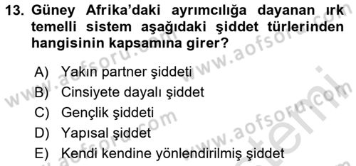 Sağlık İşletmelerinde Davranış Dersi 2023 - 2024 Yılı (Final) Dönem Sonu Sınav Soruları 13. Soru