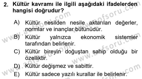 Sağlık İşletmelerinde Davranış Dersi 2025 - 2026 Yılı (Vize) Ara Sınav Soruları 2. Soru