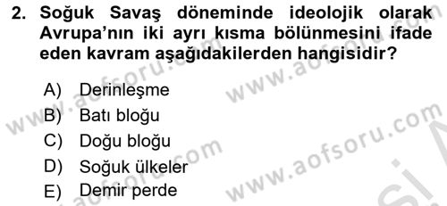 Sağlık İşletmeciliği 2 Dersi 2021 - 2022 Yılı Yaz Okulu Sınav Soruları 2. Soru