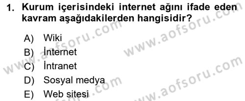 Sağlık İşletmeciliği 2 Dersi 2022 - 2023 Yılı Yaz Okulu Sınav Soruları 1. Soru