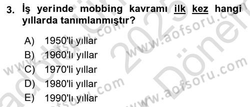 Sağlık İşletmeciliği 2 Dersi 2025 - 2026 Yılı (Final) Dönem Sonu Sınav Soruları 3. Soru