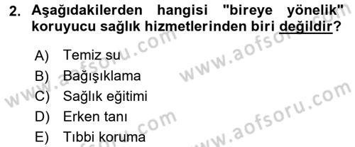 Sağlık İşletmelerinde Halkla İlişkiler Dersi 2021 - 2022 Yılı (Vize) Ara Sınav Soruları 2. Soru