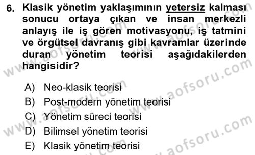 Sağlık İşletmelerinde Halkla İlişkiler Dersi 2021 - 2022 Yılı (Final) Dönem Sonu Sınav Soruları 6. Soru