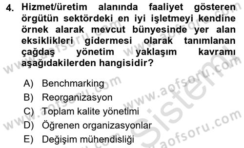 Sağlık İşletmelerinde Halkla İlişkiler Dersi 2021 - 2022 Yılı Yaz Okulu Sınav Soruları 4. Soru