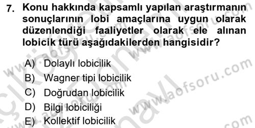 Sağlık İşletmelerinde Halkla İlişkiler Dersi 2022 - 2023 Yılı (Final) Dönem Sonu Sınav Soruları 7. Soru