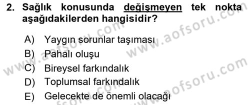 Sağlık İşletmelerinde Halkla İlişkiler Dersi 2023 - 2024 Yılı (Vize) Ara Sınav Soruları 2. Soru