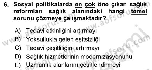 Sağlık İşletmelerinde Halkla İlişkiler Dersi 2023 - 2024 Yılı (Vize) Ara Sınav Soruları 6. Soru