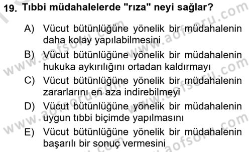 Sağlık İşletmelerinde Halkla İlişkiler Dersi 2023 - 2024 Yılı (Final) Dönem Sonu Sınav Soruları 19. Soru