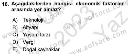 Sağlık İşletmelerinde Halkla İlişkiler Dersi 2023 - 2024 Yılı Yaz Okulu Sınavı 16. Soru