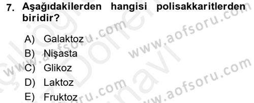 İnsan Beden Yapısı Ve Fizyolojisi Dersi 2017 - 2018 Yılı (Final) Dönem Sonu Sınav Soruları 7. Soru
