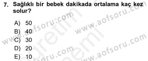 İnsan Beden Yapısı Ve Fizyolojisi Dersi 2018 - 2019 Yılı (Final) Dönem Sonu Sınav Soruları 7. Soru