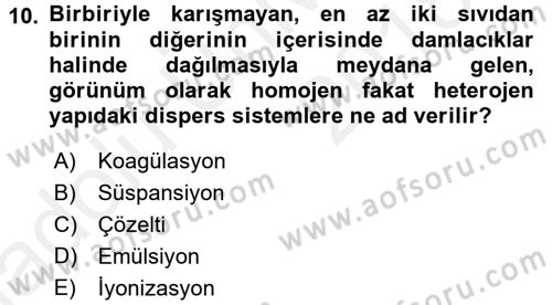 Temel İlaç Bilgisi Ve Akılcı İlaç Kullanımı Dersi 2017 - 2018 Yılı 3 Ders Sınav Soruları 10. Soru