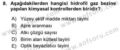 Temel İlaç Bilgisi Ve Akılcı İlaç Kullanımı Dersi 2018 - 2019 Yılı 3 Ders Sınav Soruları 8. Soru