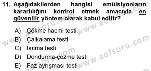 Temel İlaç Bilgisi Ve Akılcı İlaç Kullanımı Dersi 2024 - 2025 Yılı Yaz Okulu Sınav Soruları 11. Soru