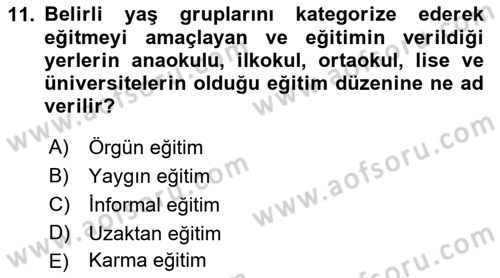 Sağlık İşletmelerinde İnsan Kaynakları Yönetimi Dersi 2021 - 2022 Yılı (Vize) Ara Sınav Soruları 11. Soru