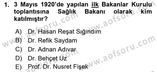 Sağlık İşletmelerinde İnsan Kaynakları Yönetimi Dersi 2021 - 2022 Yılı (Final) Dönem Sonu Sınav Soruları 1. Soru
