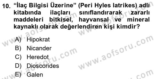 Sağlık İşletmelerinde İnsan Kaynakları Yönetimi Dersi 2021 - 2022 Yılı (Final) Dönem Sonu Sınav Soruları 10. Soru