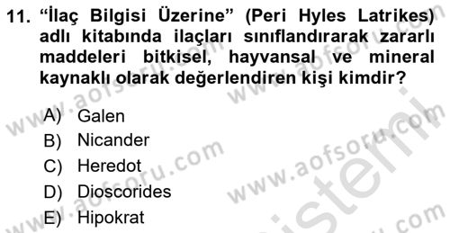 Sağlık İşletmelerinde İnsan Kaynakları Yönetimi Dersi 2023 - 2024 Yılı (Final) Dönem Sonu Sınav Soruları 11. Soru