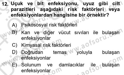 Sağlık İşletmelerinde İnsan Kaynakları Yönetimi Dersi 2023 - 2024 Yılı (Final) Dönem Sonu Sınav Soruları 12. Soru