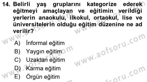 Sağlık İşletmelerinde İnsan Kaynakları Yönetimi Dersi 2024 - 2025 Yılı (Vize) Ara Sınav Soruları 14. Soru