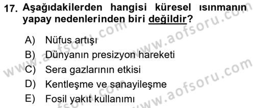 Sağlık Politikaları Dersi 2023 - 2024 Yılı (Final) Dönem Sonu Sınav Soruları 17. Soru