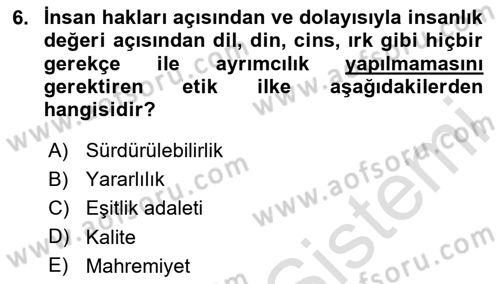 Sağlık Politikaları Dersi 2024 - 2025 Yılı (Final) Dönem Sonu Sınav Soruları 6. Soru