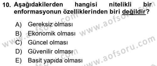 Sağlık Alanında İstatistik Dersi 2018 - 2019 Yılı 3 Ders Sınav Soruları 10. Soru