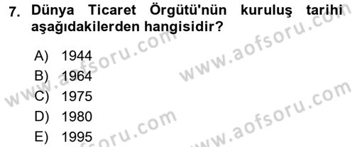 Sağlık Ekonomisi Dersi 2019 - 2020 Yılı (Final) Dönem Sonu Sınav Soruları 7. Soru