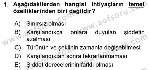 Sağlık Ekonomisi Dersi 2024 - 2025 Yılı (Final) Dönem Sonu Sınav Soruları 1. Soru