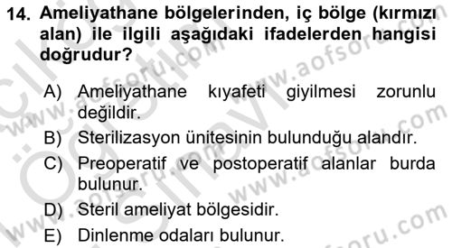 Genel Tıbbi Ürün Ve Tıbbi Cihaz Bilgisi Dersi 2020 - 2021 Yılı Yaz Okulu Sınav Soruları 14. Soru