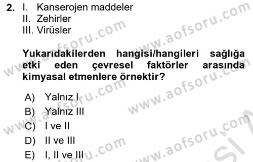 Genel Tıbbi Ürün Ve Tıbbi Cihaz Bilgisi Dersi 2023 - 2024 Yılı (Vize) Ara Sınav Soruları 2. Soru