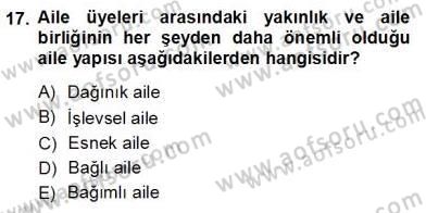 Çocuk Ruh Sağlığı Dersi 2012 - 2013 Yılı (Vize) Ara Sınav Soruları 17. Soru