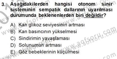 Çocuk Ruh Sağlığı Dersi 2013 - 2014 Yılı (Final) Dönem Sonu Sınav Soruları 3. Soru