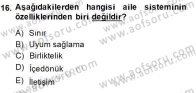 Çocuk Ruh Sağlığı Dersi Ara Sınavı Deneme Sınav Soruları 16. Soru
