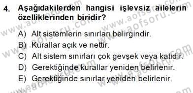 Çocuk Ruh Sağlığı Dersi 2014 - 2015 Yılı (Final) Dönem Sonu Sınav Soruları 4. Soru