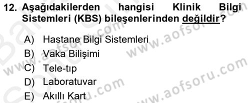Sağlık Bilimlerinde Ve Yönetiminde Etik Dersi 2018 - 2019 Yılı (Final) Dönem Sonu Sınav Soruları 12. Soru
