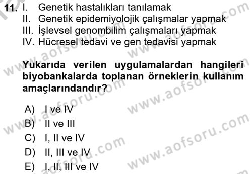Sağlık Bilimlerinde Ve Yönetiminde Etik Dersi 2018 - 2019 Yılı Yaz Okulu Sınav Soruları 11. Soru