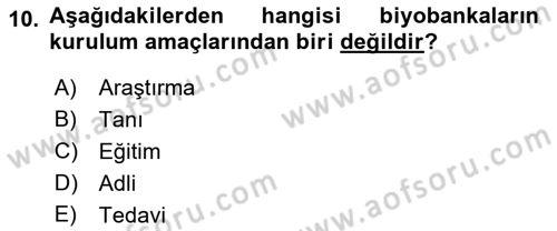 Sağlık Bilimlerinde Ve Yönetiminde Etik Dersi 2020 - 2021 Yılı Yaz Okulu Sınav Soruları 10. Soru