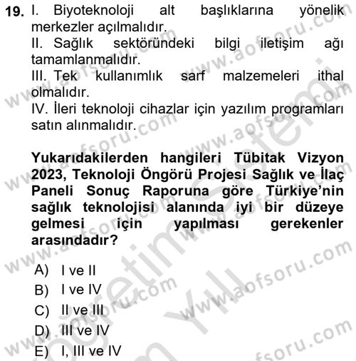 Sağlık Bilimlerinde Ve Yönetiminde Etik Dersi 2021 - 2022 Yılı Yaz Okulu Sınav Soruları 19. Soru