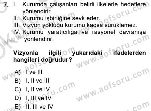 Sağlık Bilimlerinde Ve Yönetiminde Etik Dersi 2022 - 2023 Yılı Yaz Okulu Sınav Soruları 7. Soru