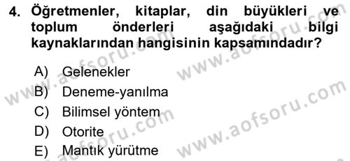 Sağlık Hizmetlerinde Araştırma Ve Değerlendirme Dersi 2016 - 2017 Yılı 3 Ders Sınav Soruları 4. Soru