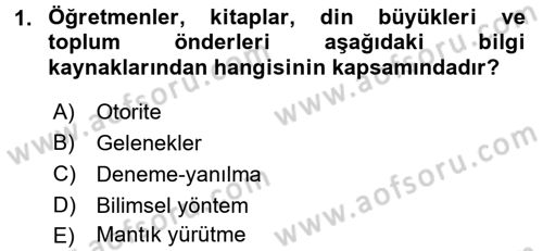 Sağlık Hizmetlerinde Araştırma Ve Değerlendirme Dersi 2017 - 2018 Yılı 3 Ders Sınav Soruları 1. Soru