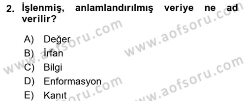 Sağlık Hizmetlerinde Araştırma Ve Değerlendirme Dersi 2017 - 2018 Yılı (Vize) Ara Sınav Soruları 2. Soru