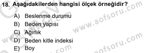 Sağlık Hizmetlerinde Araştırma Ve Değerlendirme Dersi Ara Sınavı Deneme Sınav Soruları 18. Soru