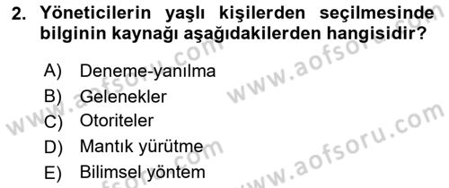 Sağlık Hizmetlerinde Araştırma Ve Değerlendirme Dersi Ara Sınavı Deneme Sınav Soruları 2. Soru