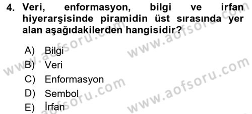 Sağlık Hizmetlerinde Araştırma Ve Değerlendirme Dersi Ara Sınavı Deneme Sınav Soruları 4. Soru