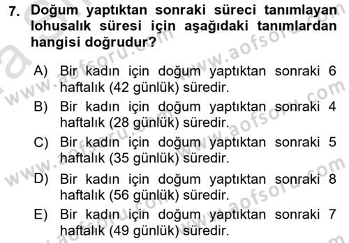 Sağlık Hizmetlerinde Araştırma Ve Değerlendirme Dersi 2023 - 2024 Yılı (Vize) Ara Sınav Soruları 7. Soru